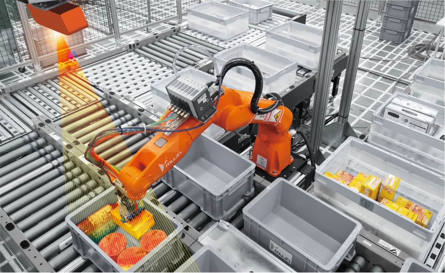 Mujinのロボットビジョンを活用した自動化ライン（国内メーカーの技術動向の一例）